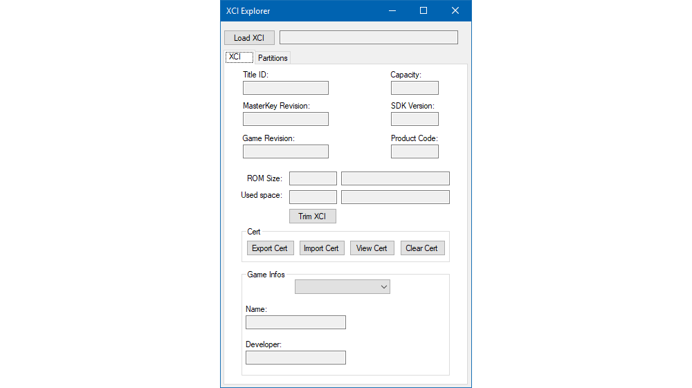 XCI_explorer