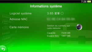 Quelques infos du Hack PS Vita 3.65-3.68